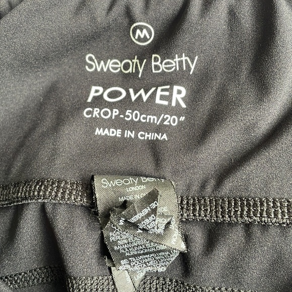 Sweaty Betty Power Crop 20” Leggings Black - Picture 7 of 12